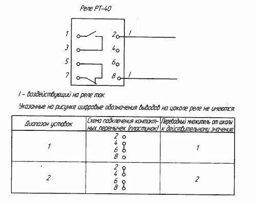 Подключение реле рт 10 Реле РТ-140