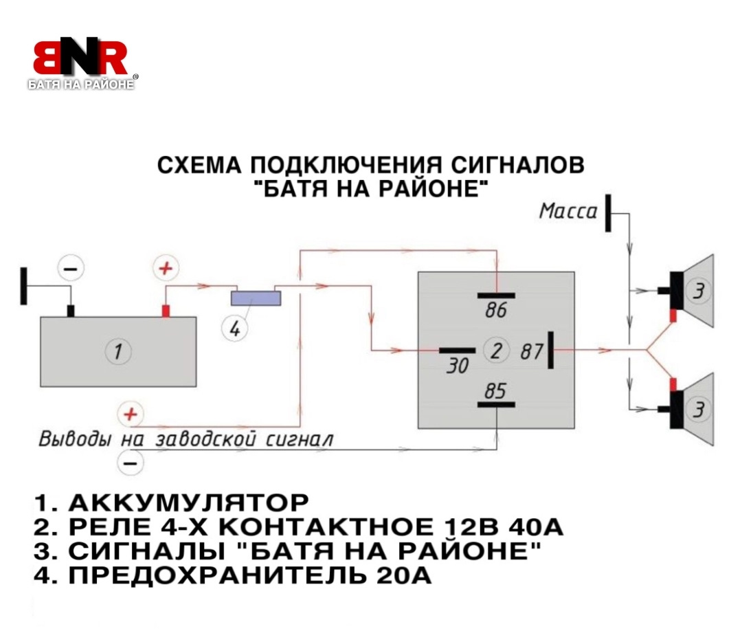 Подключение реле сигнала батя на районе Клаксон Батя на районе - Lada Гранта (2G) FL, 1,6 л, 2023 года автозвук DRIVE2