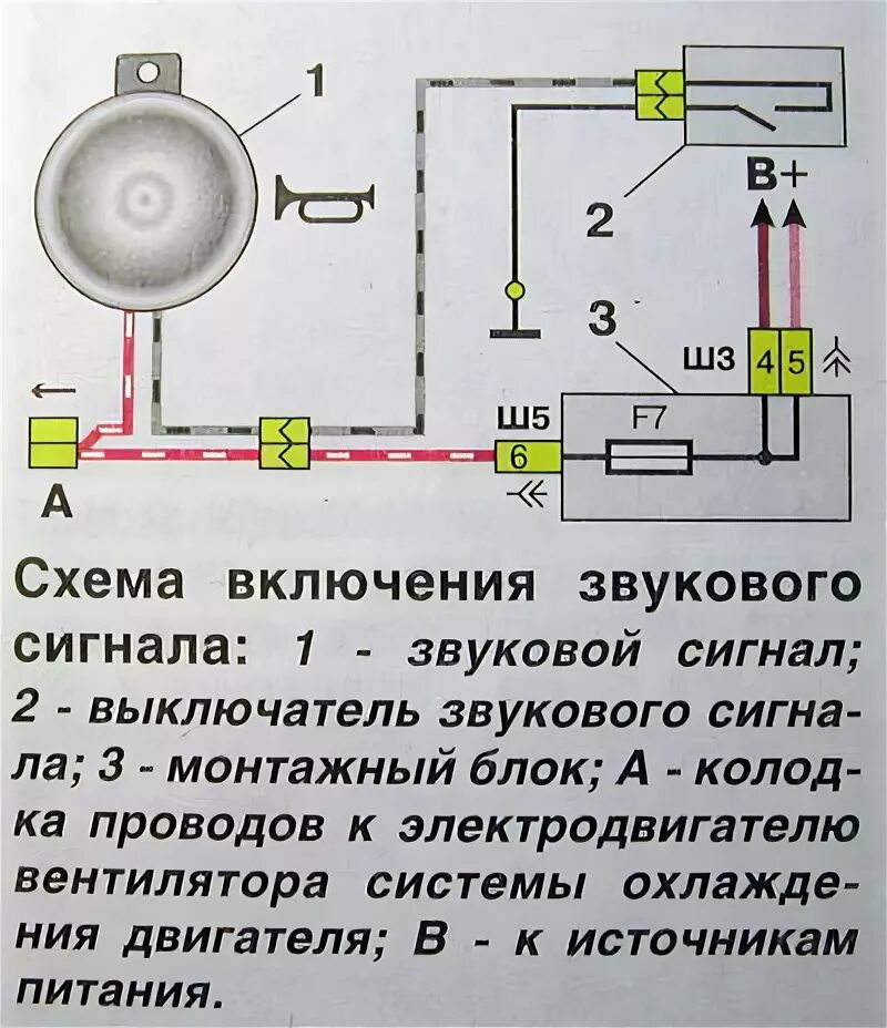 Подключение реле сигнала ваз 2110 Схема подключения звукового сигнала на ваз 2110 фото и видео - avRussia.ru