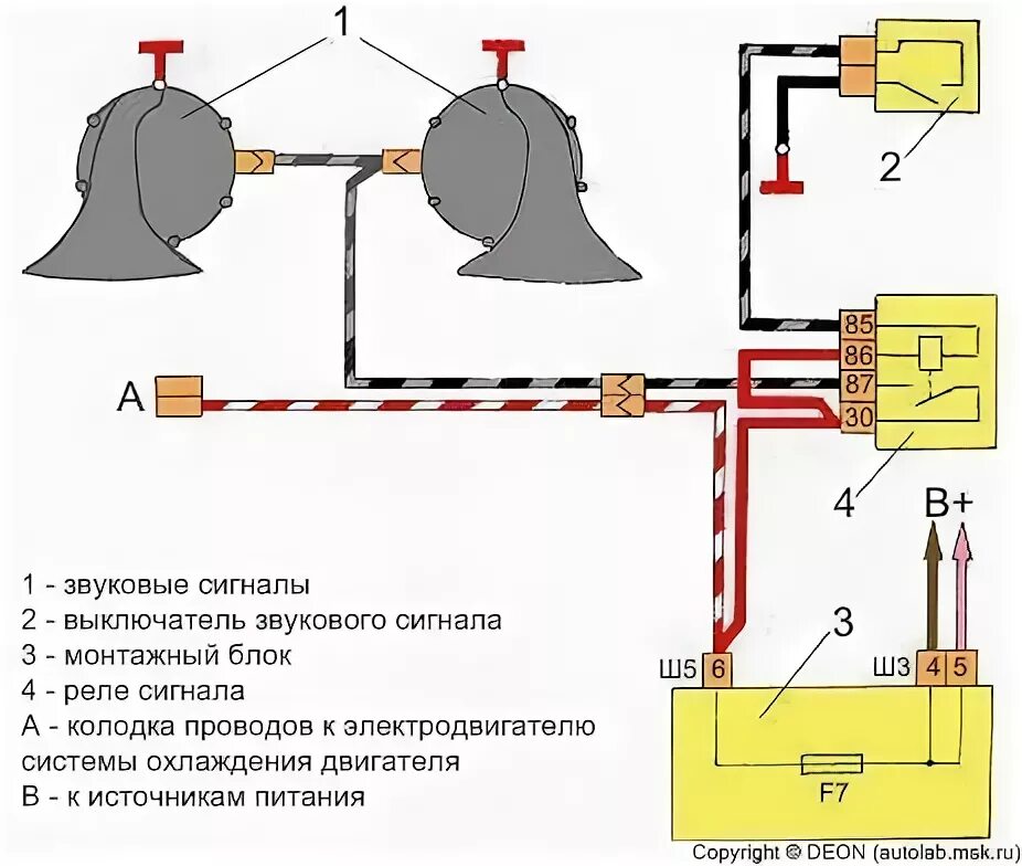 Подключение реле сигнала ваз 2110 Ответы Mail.ru: Как подключить звукой сигнал в автомобиле ваз 2112. дайте, пожал