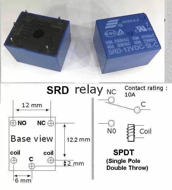 Подключение реле srd 12vdc sl c Srd 12vdc sl c подключение - Basanova.ru