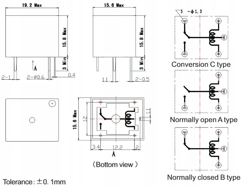 Подключение реле srd 12vdc sl c Купить Реле SRD-12VDC-SL-C 12В 10А, отключаемое SONGL: отзывы, фото и характерис