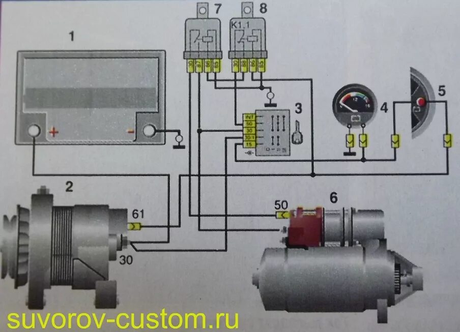 Подключение реле стартера мтз 48 вольтовый стартер генератор что это - фото - АвтоМастер Инфо