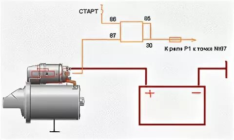 Подключение реле стартера урал Схема для стартера OPPOZIT.RU мотоциклы Урал, Днепр, BMW оппозитный форум, ремон