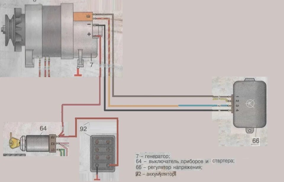 Подключение реле стартера урал 4320 "Не было печали, купила баба порося." - ГАЗ 2410, 2,4 л, 1987 года электроника D