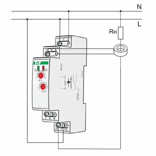Подключение реле тока Реле контроля тока PR-610-02 ЕА03.004.002 72186 - купить по выгодной цене в Санк