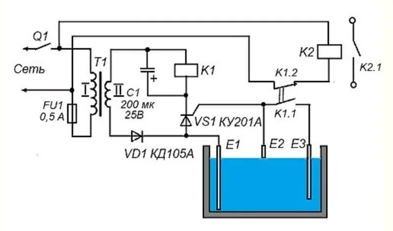 Подключение реле уровня воды Ответы Mail.ru: Подача воды в бойлер
