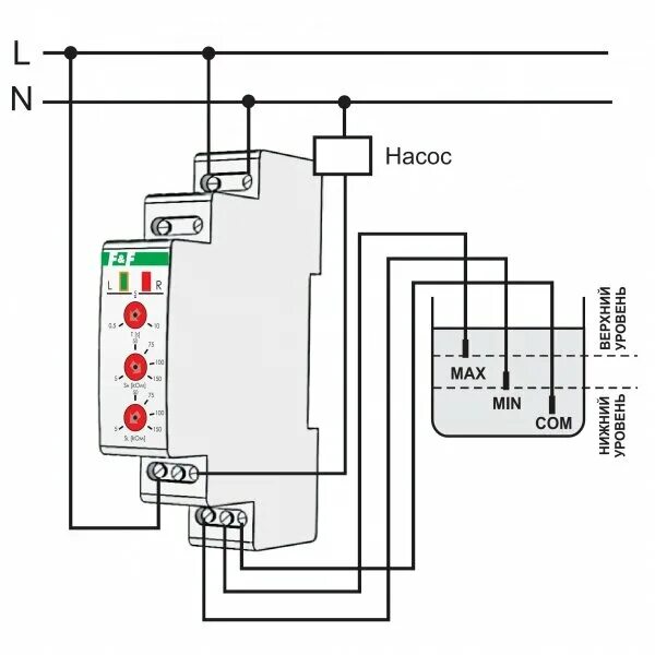 Подключение реле уровня воды Реле контроля уровня PZ-818 78714 - купить по выгодной цене в Санкт-Петербурге