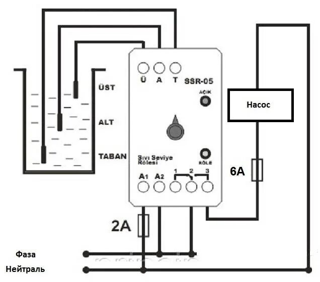 Подключение реле уровня жидкости Система управления насосами: автоматика, контрольный блок, датчики уровня воды