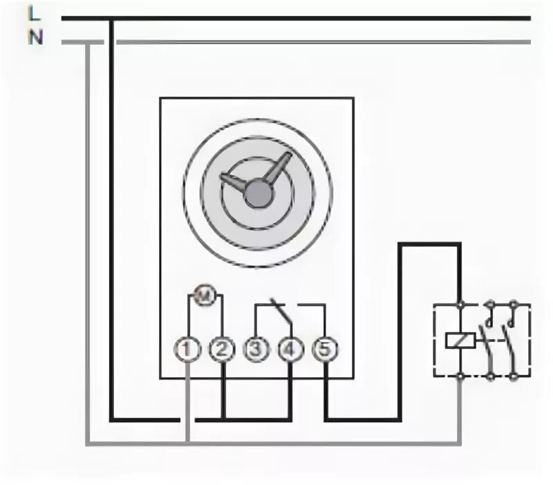Подключение реле времени abb Таймер EH711 - таймер аналоговый Hager. Украина