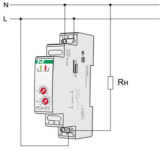 Подключение реле времени ekf Реле времени PCA-512 Евроавтоматика F&F