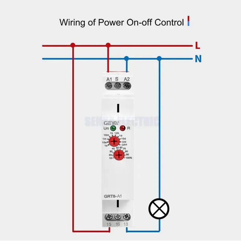 Подключение реле времени grt8 a1 схема Электрика: Delay timer turn off - купить по выгодной цене AliExpress