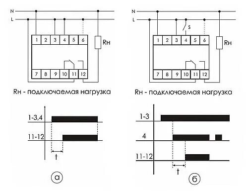 Подключение реле времени rv 01 Реле времени RV-01