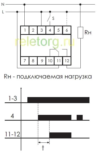 Подключение реле времени rv 01 Реле времени RV-01 - 16А, 230V AC