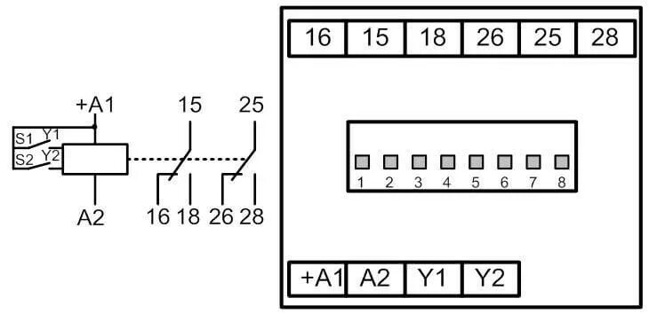 Подключение реле времени рво 15 Купить РВО-П3-10 ACDC24-240В УХЛ4 реле времени с доставкой на uralenergotel.ru