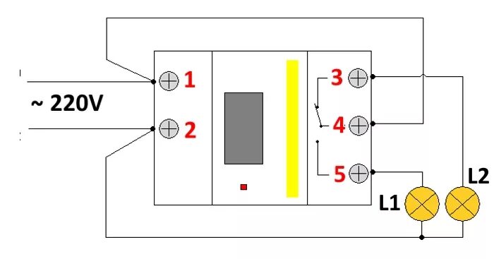 Подключение реле времени тэ15 Tdm тэ15 HeatProf.ru