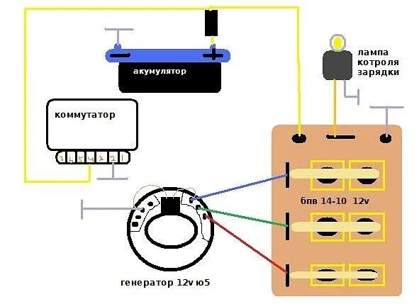 Подключение реле зарядки иж юпитер 5 схемы проводок - Фотография 27 из 34 ВКонтакте