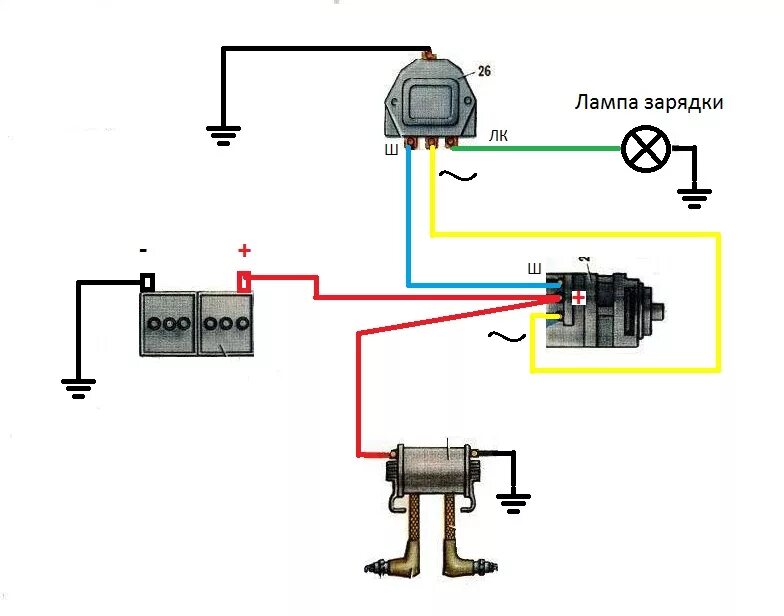 Подключение реле зарядки урал схема Помогите по днепру - Чебоксары