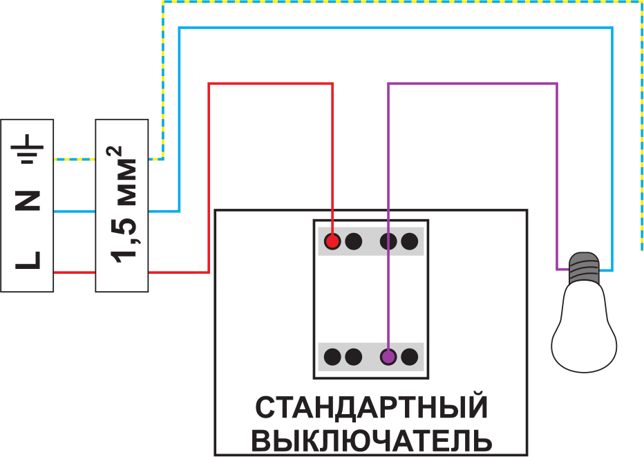 Подключение ретро выключателя Подключение, установка и замена выключателей - Полезно знать - Статьи - компания