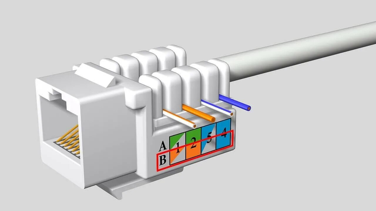 Подключение rj 45 8 проводов Розетка Настенная телекоммуникационная 2 Модуля OK-2-RJ45 (с модулем) купить в А