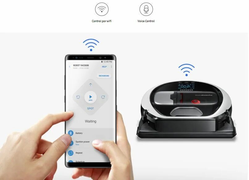 Подключение робот пылесоса к телефону Powerbot Serie 7000 - Samsung Community