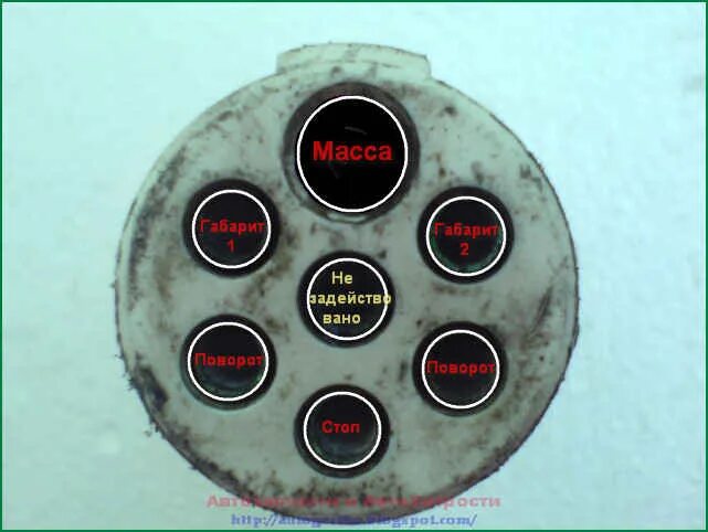 Подключение розетки абс 7 пиновый тягач маз прицепное устройство обозначение разьемов - автомануалы - Каталог файлов - дон ю
