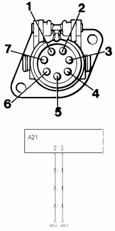 Подключение розетки абс 7 пиновый тягач маз Коды неисправносей MID 136 VOLVO - Автозапчасти и автоХитрости