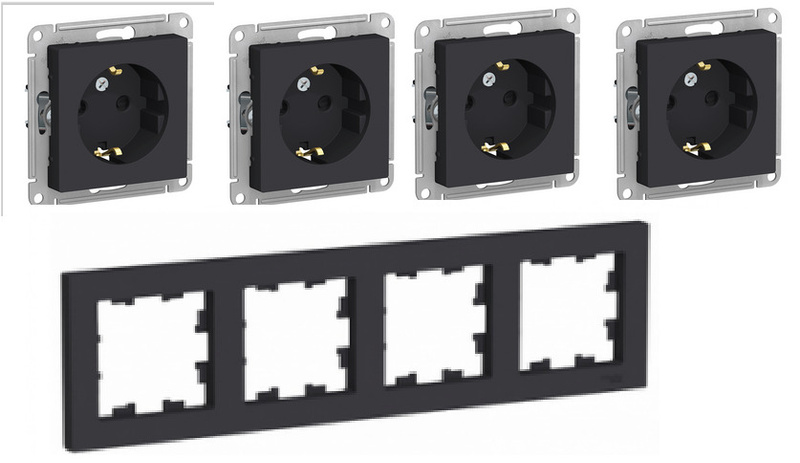 Подключение розетки atlas design Вопросы и ответы о Розетка ATLAS DESIGN с заземл. защ. шторки 16А SchE ATN001045