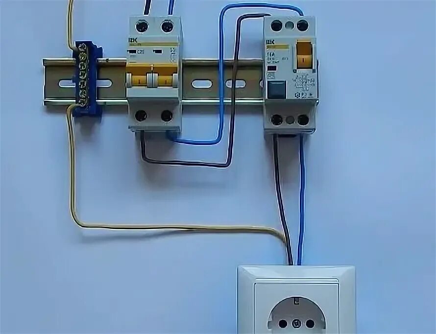 Подключение розетки через автомат Подключение УЗО: правила безопасности и установки - Вся Электрика