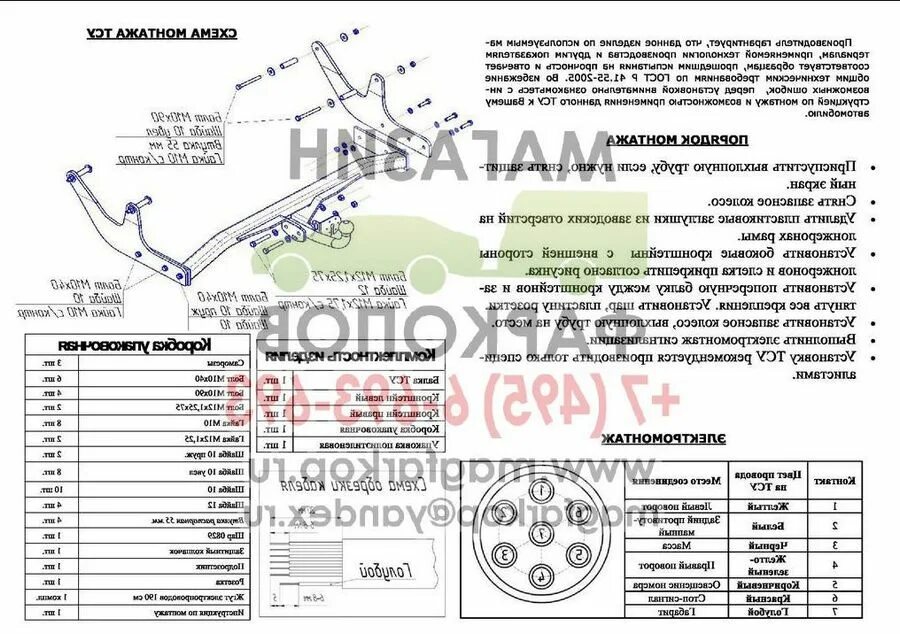 Подключение розетки фаркопа рено логан 1 схема Установка и подключение фаркопа на Рено Дастер 4х4 - АвтоВызов