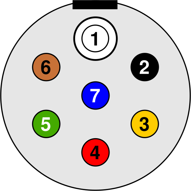 Подключение розетки питания на прицеп камаз File:ISO3731.svg - Wikipedia