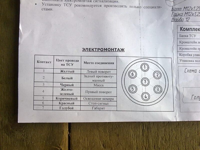 Подключение розетки прицепа приора Подключение розетки прицепа 7 контактов: найдено 84 картинок