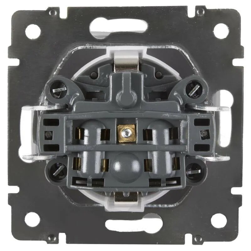 Подключение розетки веркель Розетка Werkel WL07-SKGS-01-IP44 одноместная с заземлением и защитными шторками 