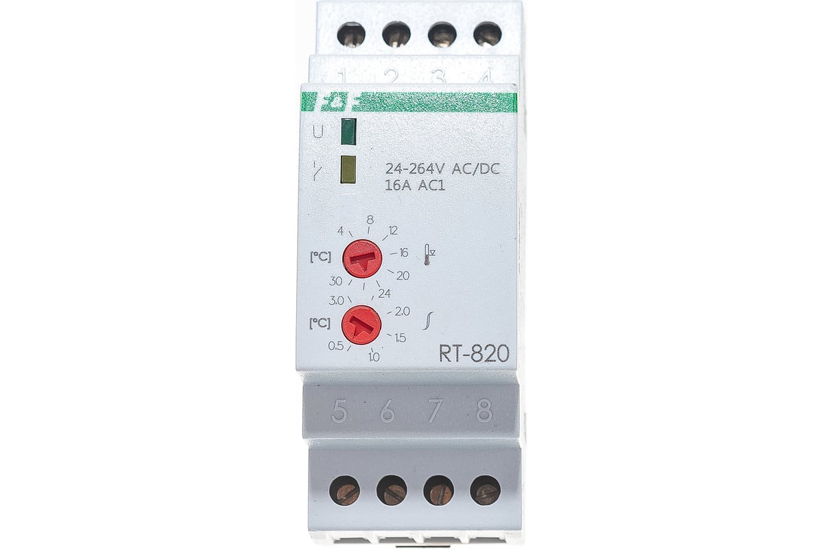 Подключение rt 10 Регулятор температуры F&F RT-820 EA07.001.001 - выгодная цена, отзывы, характери