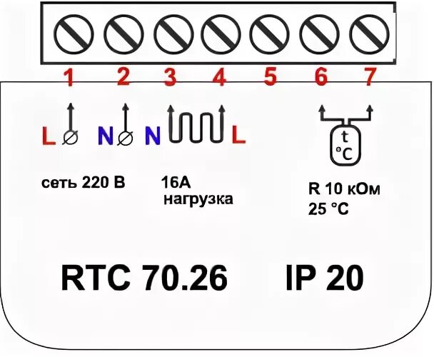 Подключение rtc 70.26 терморегулятора к теплому полу Простой терморегулятор rtc 70 + (Sensor)