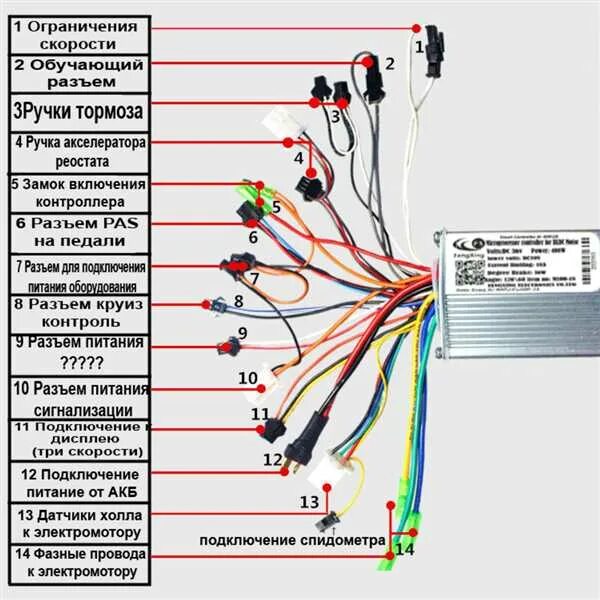 Подключение ручки газа к контроллеру Датчик холла ручки газа електросамоката распиновка - полезная информация для рем