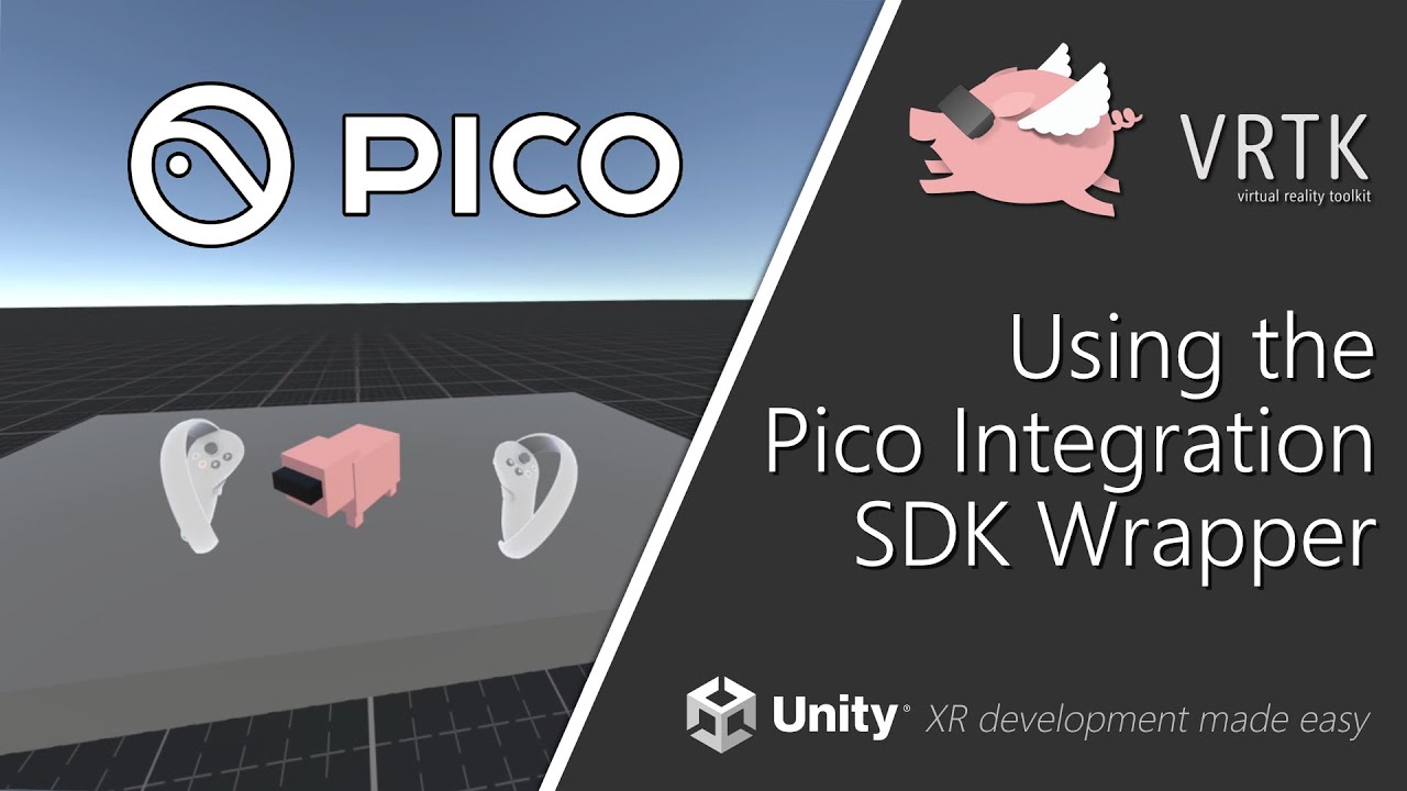 Подключение рук pico 4 в unity Unity XR VRTK v4 - Using the Pico Integration SDK Wrapper - YouTube