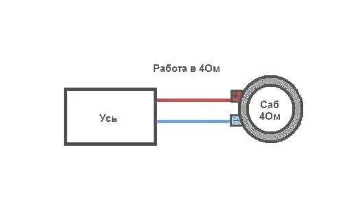 Подключение сабвуфера 2 2 в 4 ома схемы подключения, короба под сабы - Фотография 16 из 51 ВКонтакте