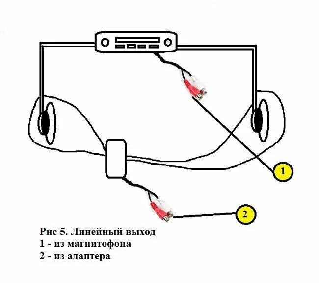 Подключение сабвуфера без линейного выхода Как подключить усилитель к магнитоле без тюльпанов - фото - АвтоМастер Инфо