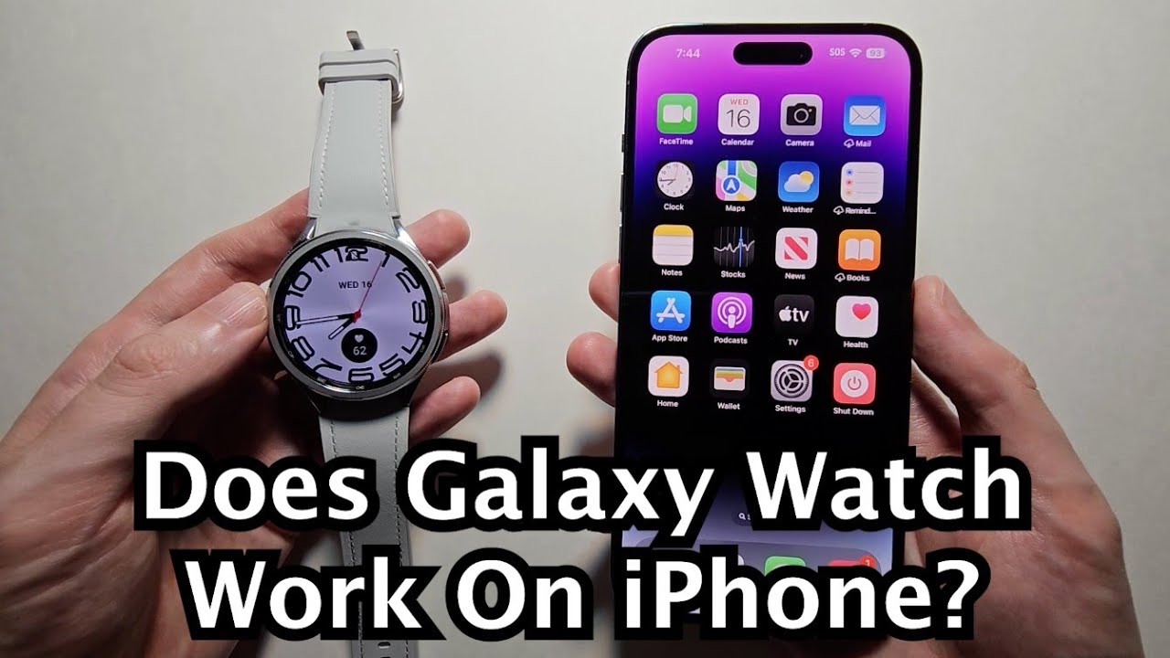 Подключение samsung watch 4 к iphone Does Samsung Galaxy Watch 6 Classic Connect to iPhone? - YouTube