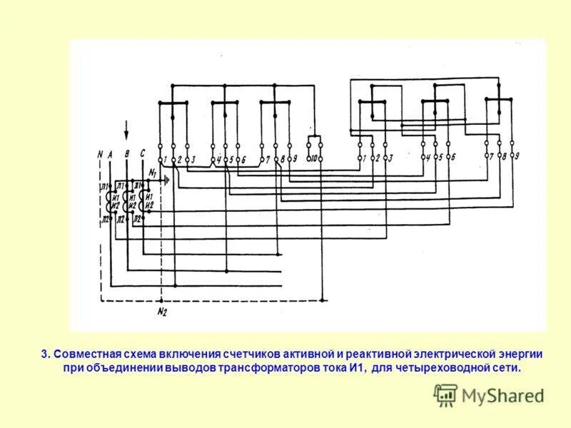 Подключение счетчика активной энергии Счетчики активной энергии тип сазу