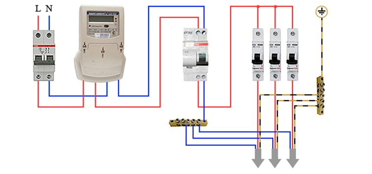 Подключение счетчика без заземления Обзор дифференциального автомата 16А
