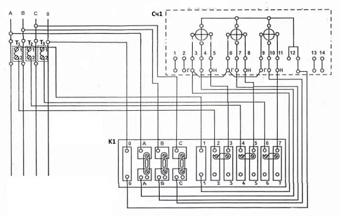 Подключение счетчика через испытательные коробки схема Испытательная коробка переходная - назначение, характеристики, варианты подключе