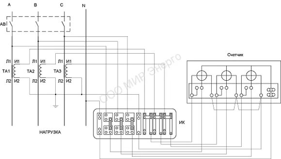 Подключение счетчика через испытательные коробки схема ФКРКИ 23052014 00 коробка испытательная переходная в МИР Энерго, Москва