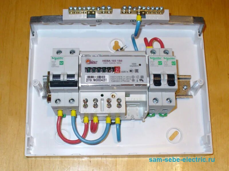 Подключение счетчика электроэнергии нева Замена счетчика с пробками в квартире