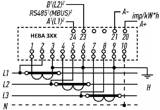Подключение счетчика электроэнергии нева Счётчик Нева 306: описание и технические характеристики прибора