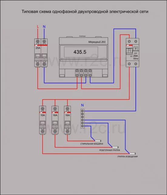 Подключение счетчика электроэнергии в квартире схема подключения Вопрос электрикам -- Форум водномоторников.