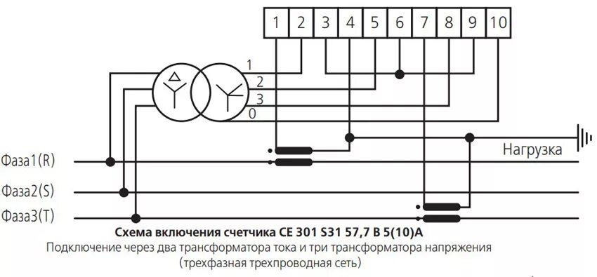 Подключение счетчика энергомера 380 Счётчик Энергомера СЕ301: инструкция, характеристики и схемы подключения