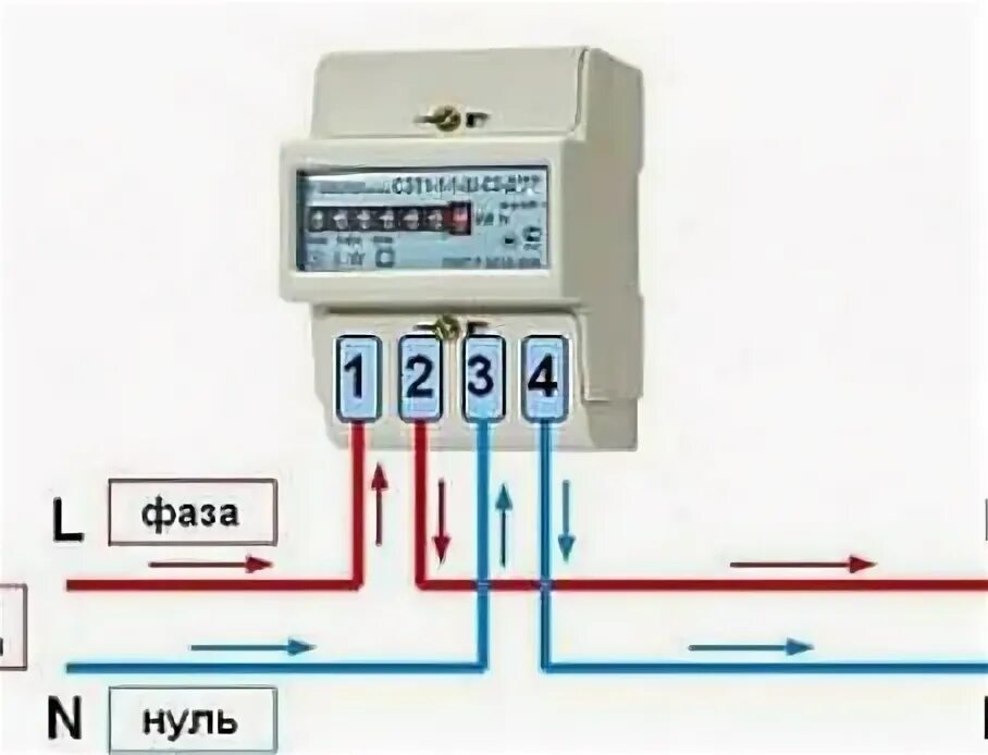 Подключение счетчика фаза ноль Фаза ноль на счетчике