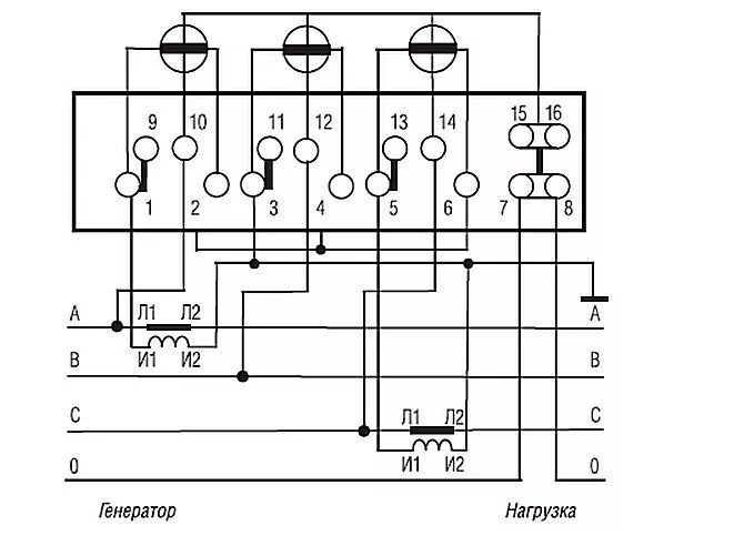Подключение счетчика с двумя трансформаторами тока Все схемы подключения счетчиков Меркурий
